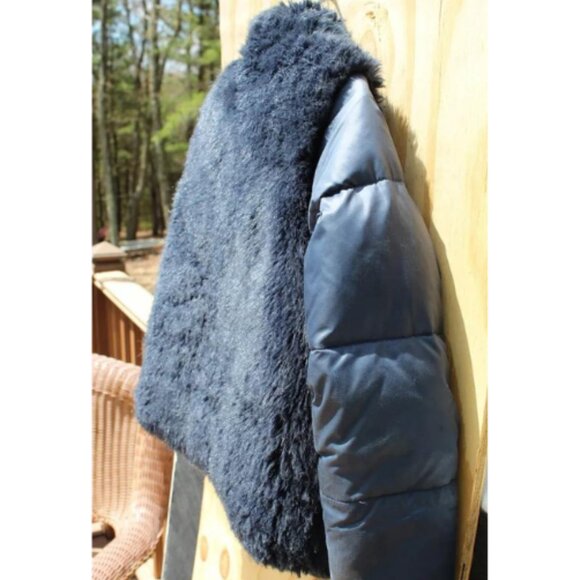 Girls J Crew Crewcuts Faux Fur Down Puffer Coat Size 8 GORGEOUS!! - Picture 15 of 16